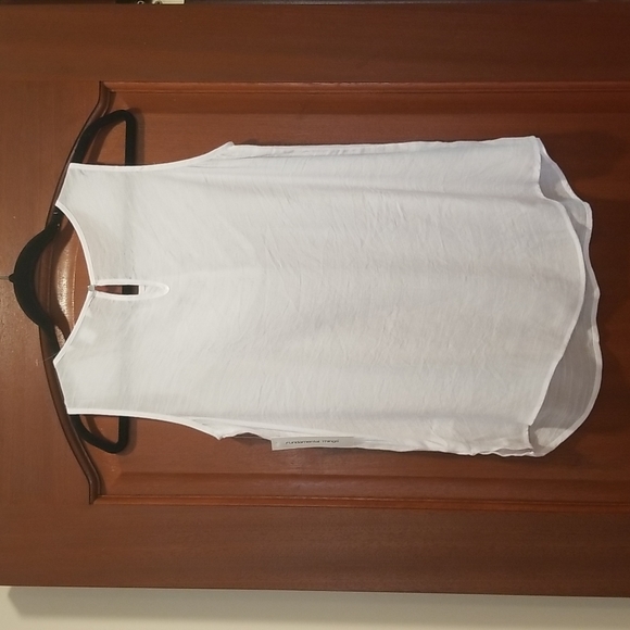 Fundamental Things sleeveless top blouse size S color white - Picture 6 of 14